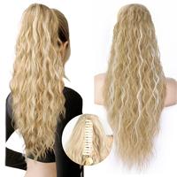 P22A/613# Blonde mixed Claw Clip Ponytail