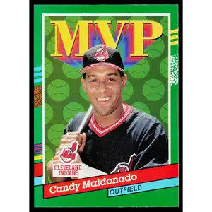 Candy Maldonado 1991 Donruss #391b Cleveland Indians