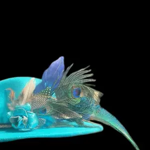 Pretty in Peacock Hat Fascinator