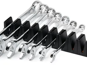 ToolBox Widget Wrench Organizer Pro Series 4.0 – Magnetic Wrench Holders for Tool Drawer – Modular Toolbox Organizer System – Tool Storage for Professional & DIY Mechanics - 1 Pack, 12 Holders