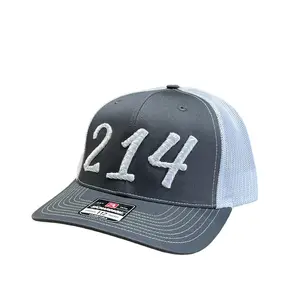 Custom Area Code or Zip Code 3D Embroidered Hats