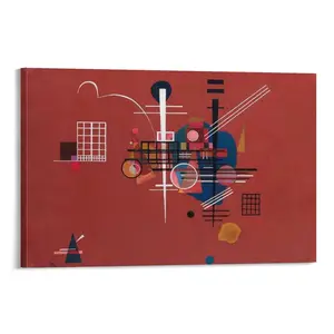 1927 by Wassily Kandinsky Classic Abstract Art Canvas Poster Bedroom Decor Sports Landscape Office Room Decor Gift Frames Ornaments Decoration Photo Wall Artistic Print Hanging