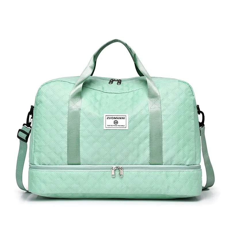 Travel Bag for Men and Women Dry and Wet Separation Training Sports Fitness Bag Waterproof Hand Luggage with Independent Shoe Compartment