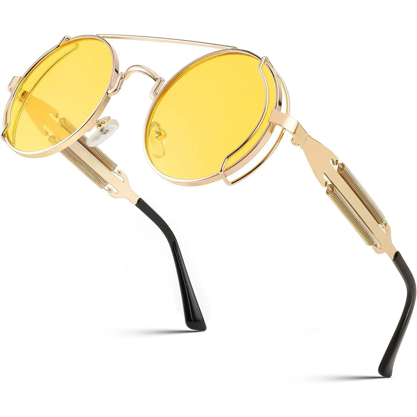 Gold Frame Yellow Lens