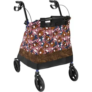Baseball Americana rolling walker wrap *Shipping included