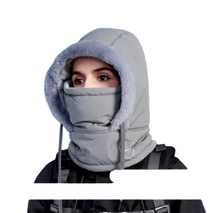 Solid Color Windproof Neck Gaiter Hood, Gaiter Mask,Unisex Winter Balaclava Neck Gaiter - Windproof Fleece for Cycling & Outdoor, Activities Ski Running Riding thermal fleece balaclava hood windproof