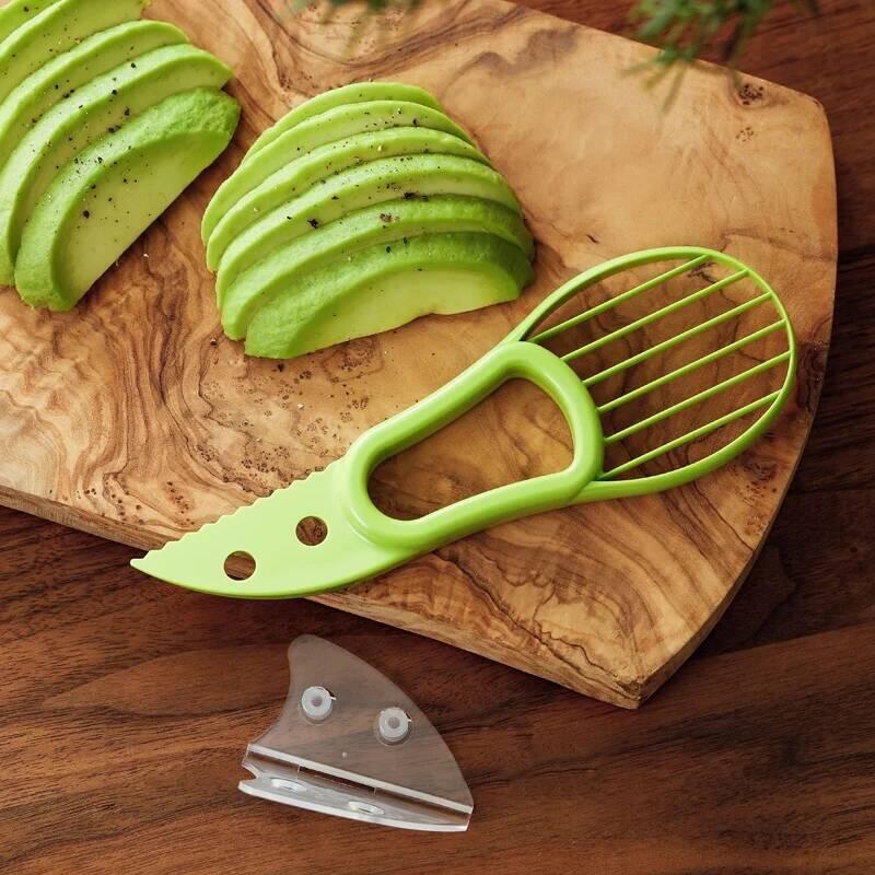 Avocado Slicer Fruit Pulp Peeler Pulp Separator Avocado Knife Gadget Fruit Avocado Cutter Vegetable Peeler Kitchen Tools