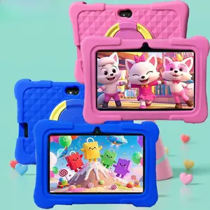 Children's Tablet 1+16GB Dual Camera Vision Protection Parental Control Educational Tablet Supports WiFi Birthday Gift Suitable for Children Aged 4-12