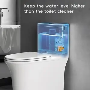 Cute Cartoon Cat Shaped Toilet Cleaner, 3 Counts Stain Removal Descaling Cleaner, Deodorizing Toilet Tank Cleaner, Household Cleaning Supplies, Toilet Cleaner Tablets