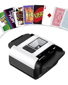 Silent Automatic Card Shuffler for 1-2 Decks, Perfect for Poker Night, Blackjack, Family Game Night. The Must-Have Holiday & Party Gift!​