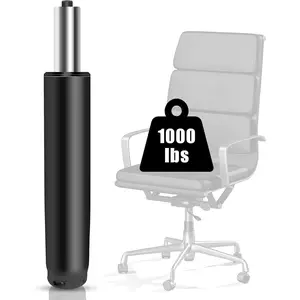 5.5-inch office chair gas lift cylinder replacement parts, universal size fits most chairs, heavy-duty gas lift hydraulic/pneumatic piston (black)