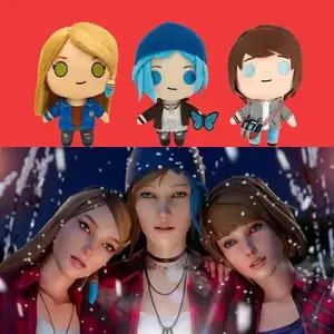 25cm Life Is Strange Plush Toy Chloe Price Cartoon Game Figure Viral TikTok Trending Collectible Gift For Fans