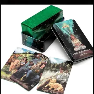 Wild Reflections Tarot Deck - Nature Inspired with Engravings and Illustrations for Divination and Fortune Telling