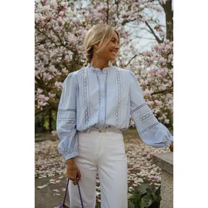 Blue Grain Blouse