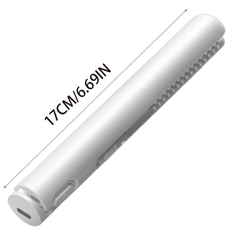 2-in-1 Mini Hair Styler: Dual Voltage Curling Iron & Flat Iron for Short Hair, Bangs, Beach Waves | Fast 30s Heat Up, USB-C Portable, Perfect for Travel, Dorm, Gym Bag & Quick Touch-Ups