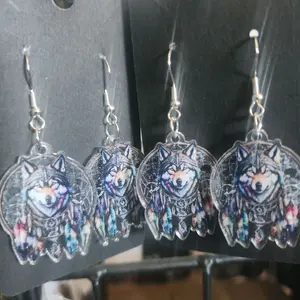 Wolf Earrings