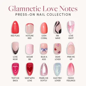 Glamnetic Love Notes Press-On Nail Collection