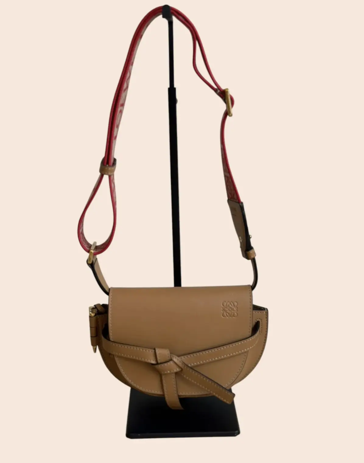 Pre-owned Loewe leather Crossbody Bags Mini Gate
