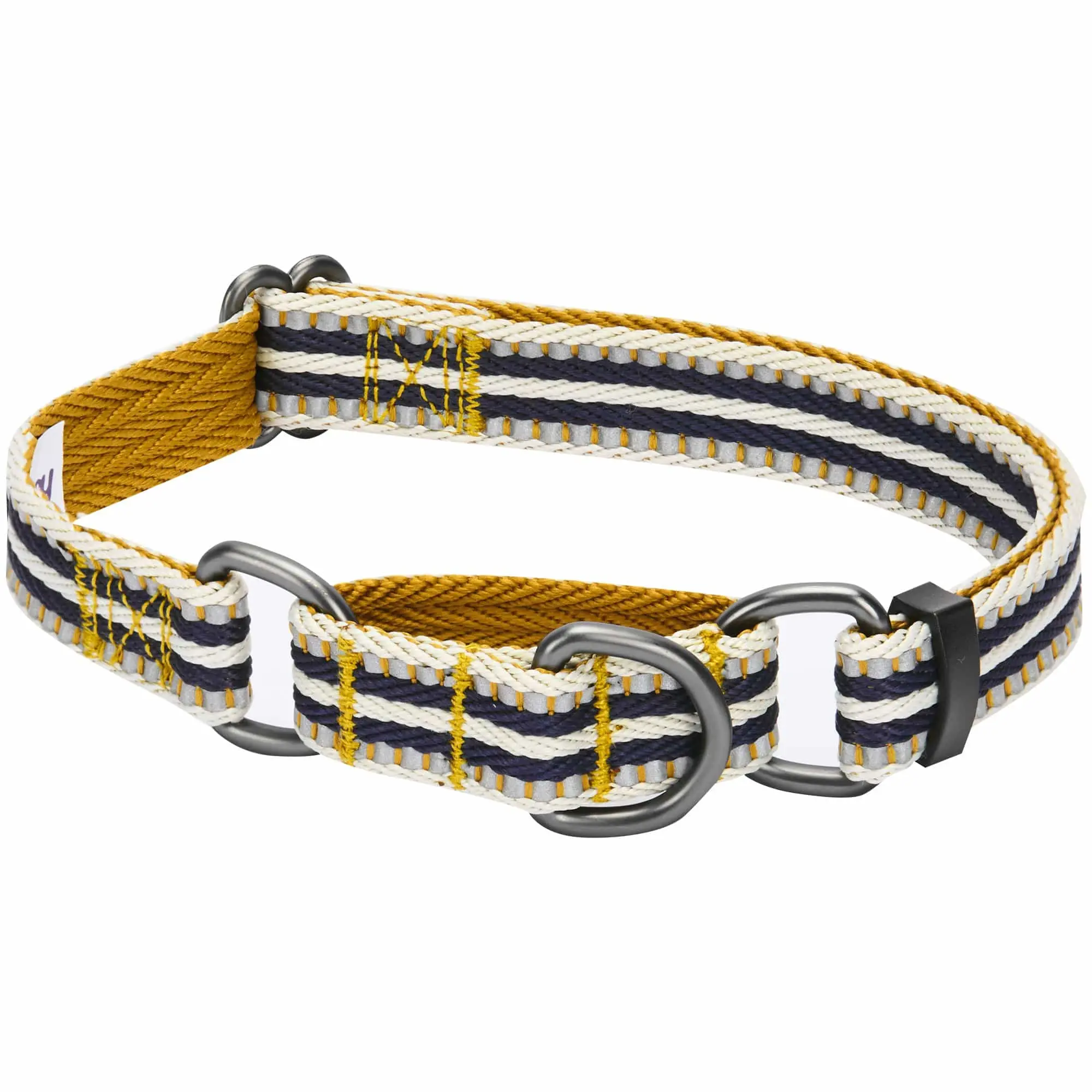 3M Reflective Martingale Dog Collar Multicolor Stripes