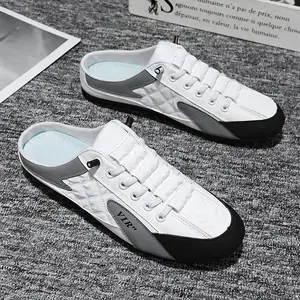 Fashionable men's shoes, classic and versatile casual sports sandals - breathable and slip resistant lightweight half slippers - spring and summer outdoor beach vacation casual shoes