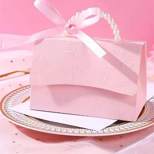 Elegant Faux Pearl Gift Bag, Durable and Stylish Party Favor Packaging, Perfect for Wedding Gifts, Ideal for Gifting, Gift Wrapping Supplies