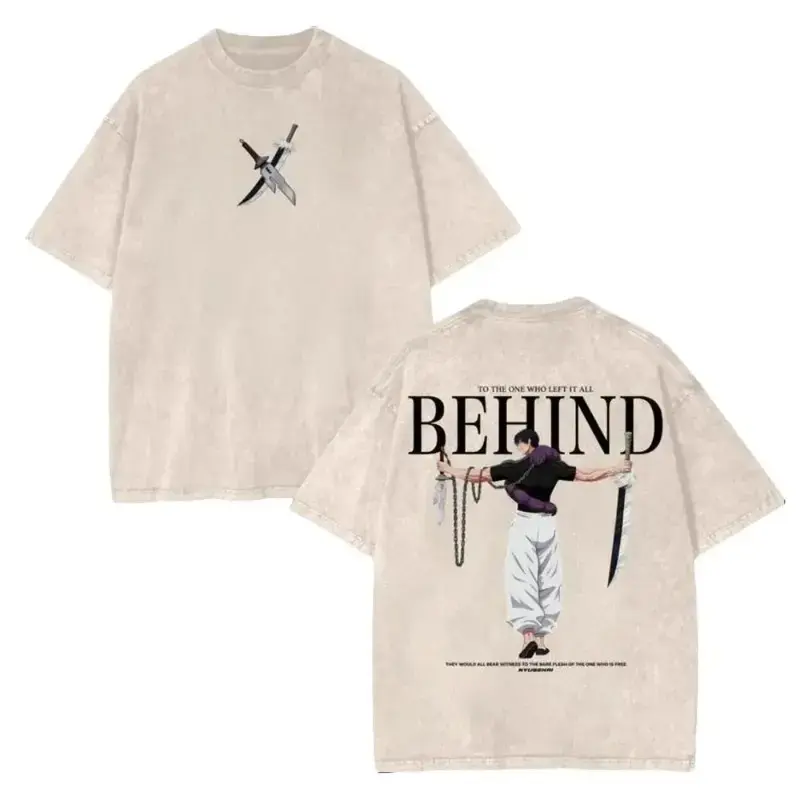 Washed T-shirt-Apricot