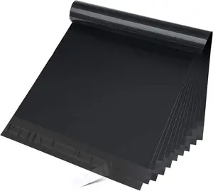Poly Mailers 10x13 Inch Pack of 100 Black Shipping Bags Waterproof Self Seal Mailing Envelopes Heavy Duty Poly Mailers for Clothing Apparel Small Business Packaging
