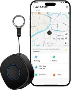 Mini GPS Tracker for Kid | Dog | Elderly, Locator with SOS Button, Real-Time GPS Tracking, Play Sound | GEO-Fence | SOS Alert