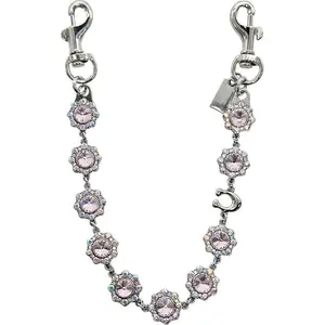 Bag Charm Keychain - Purse Charms for Handbags, PinkRhinestone Bag Chain Charms, Sparkly Bag Charm, PurseAccessories For Women