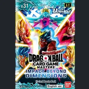 Dragonball Super Masters:B31 Impact beyond generations Booster Pack (RIPPED LIVE)