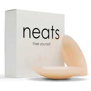 Grippy Nipple Covers for Women, Reable Hypoallergenic Silicone Pasties, Non-Adhesive, Invisible No-Show Breast Cover