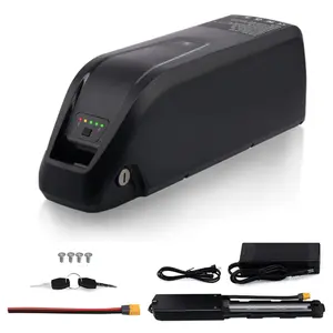 Ebike Battery 36V 15Ah Lithium Battery Ebike Battery Pack with 2A Fast Charger and BMS, USB Interface, LED Battery Indicator,Power Switch, Safety Lock for 750W Electric Bike,Motorcycle（4-Pin）