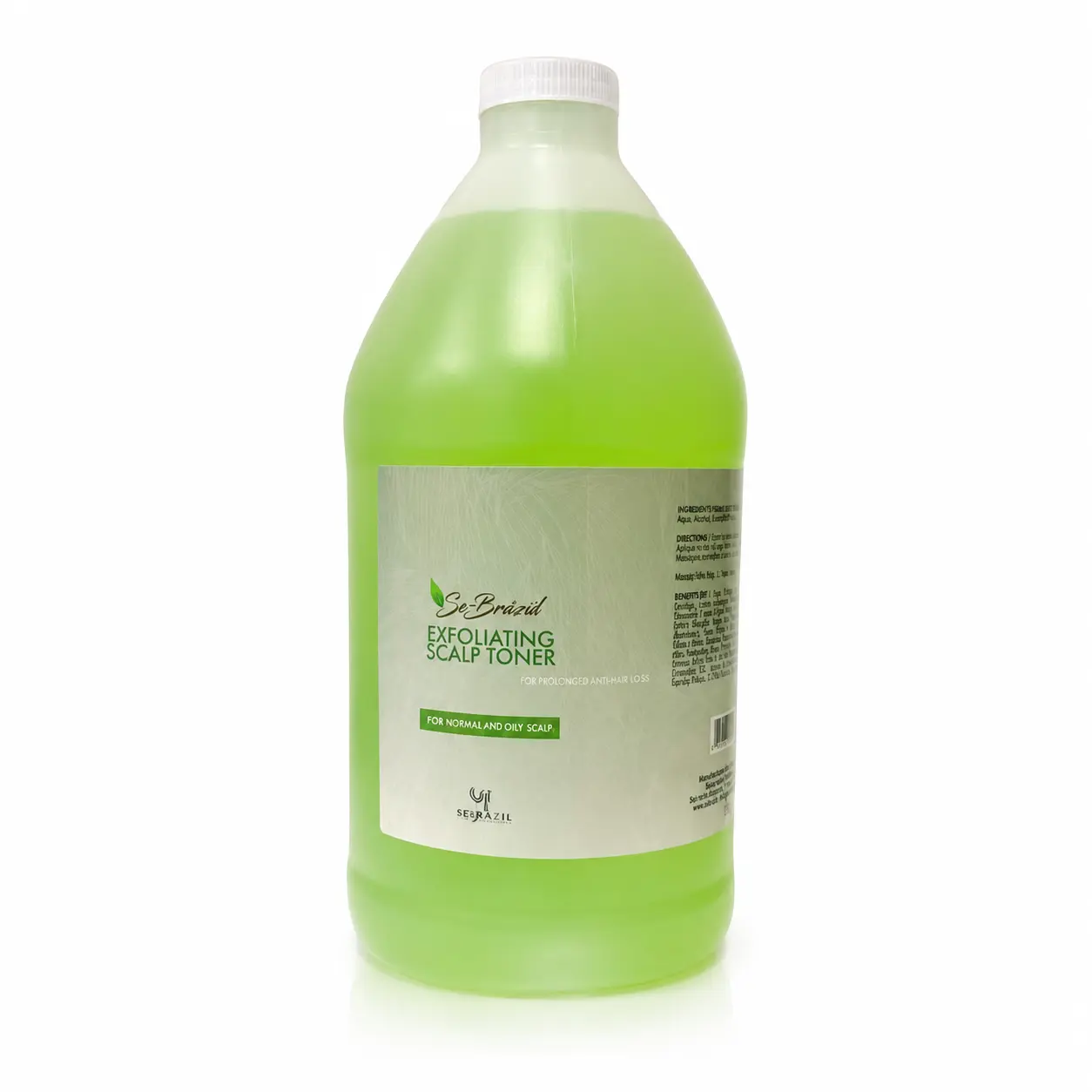 Se-Brazil SALON SIZE Exfoliating Scalp Toner 64oz-1/2 GALLON SIZE