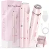 Women's Dual Head Hair Remover, Electric Bikini Trimmer Shaver for Pubic Area, Precision Gynecological Hair Removal Tool, Gentle