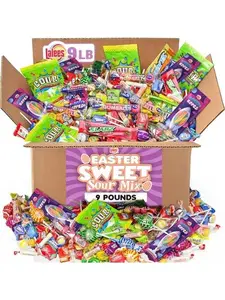 Lalees Sweet and Sour Mix - 9 Pounds - Bulk Assorted Bag of Candies - Perfect for Parties, Parades and Candy Buffets