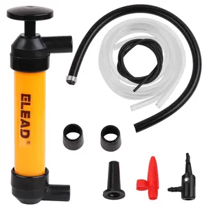 ELEAD Portable Battery Powered Pump - Efficient Liquid Fuel/Water Transfer Pump, Fuel Pump with Adjustable Flow Control, Gas Pump with Filter Design, Gasoline Siphon Pump, Gas Can Pump Ideal