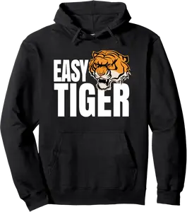 Easy Tiger Pullover Hoodie - Christiang Shop 33B0D88YS8VS