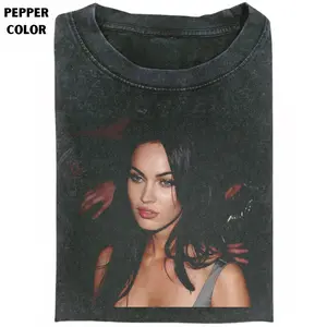 Meg@n Vintage Graphic Tee, Cool Celebrity Shirt, Gift for Men Women, Crew Neck T-shirt, Trending T-shirt