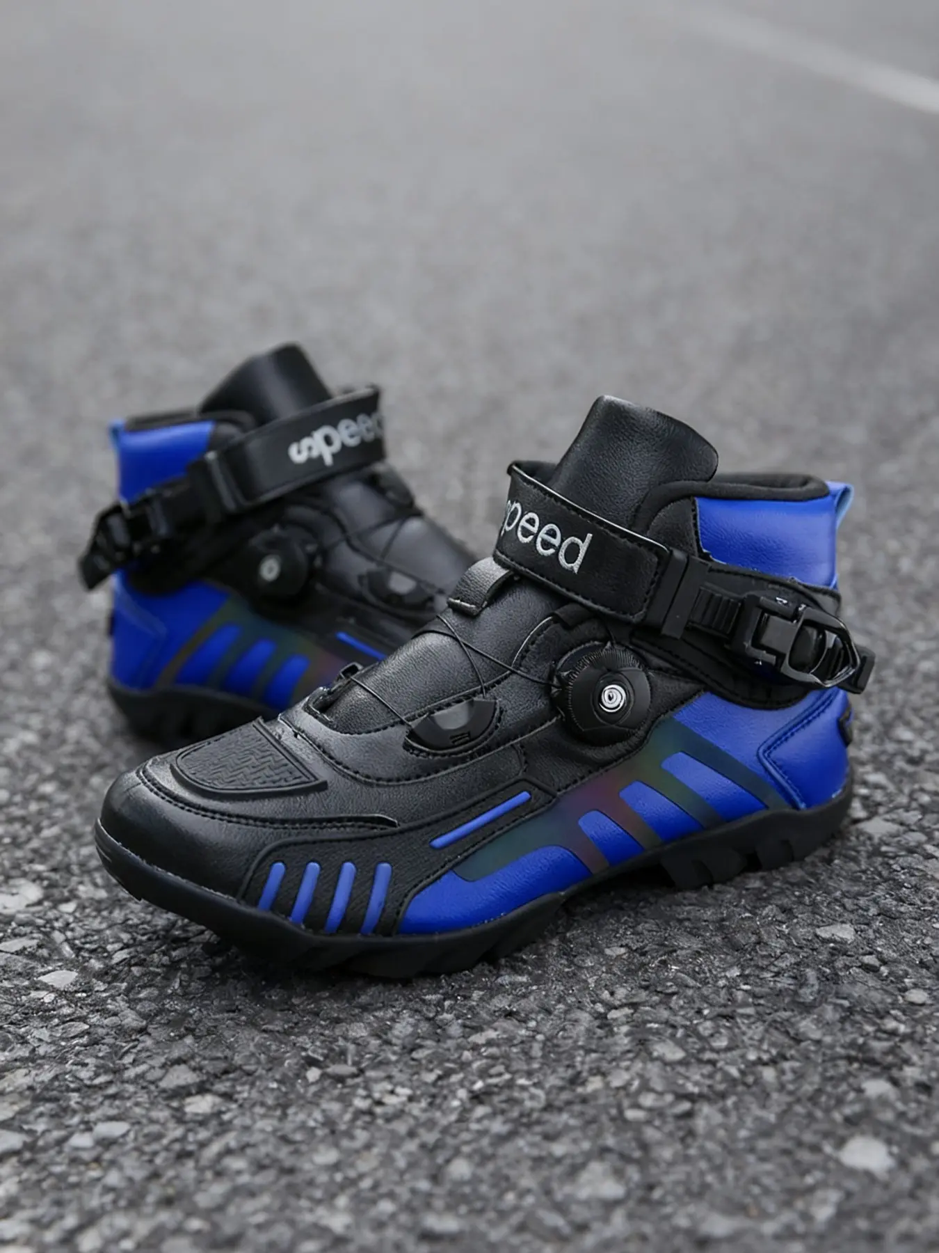 Men's Professional Cycling Shoes, Bike Shoes, Ultra-Fine Fiber Leather, Breathable Winter Shoes, Durable Riding Shoes, Sporty Style, Fall & Winter