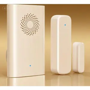 Entry Alert System with Adjustable Volume, Wireless Door Open Alarm for Business Office Store Home, 500ft Range 51 Ringer Safety Chime, Home Security Device for Kids Toddlers, No Wires Easy Installation adjustable  door  hinge, Kid & Toddler Safety, Plug-