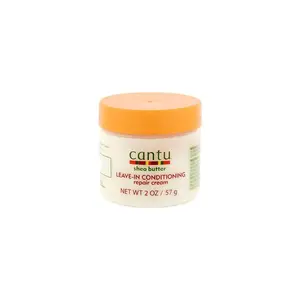 Cantu Shea Butter Leave-In Conditioning Repair Cream, Hydrating Daily Haircare Treatment for Frizz & Moisture Lock, 2 oz