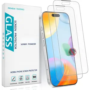 2 Pack Matte Screen Protector for  17 Pro 6.3 Inch Anti Glare Tempered Glass, Anti Fingerprint, Anti Scratch, Bubble Free