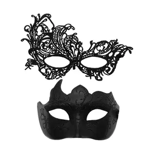 Masquerade Masks for Women Men Couple Lace Eye Mask for Venetian Carnival Halloween Party Ball Prom Costume Mardi Gras