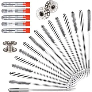 Sewing Machine Needles, 50 PCS Sewing Machine Needle, Compatible with,,,, Sizes HAX1 65/9, 75/11, 90/14, 100/16, 110/18 (50 PCS)