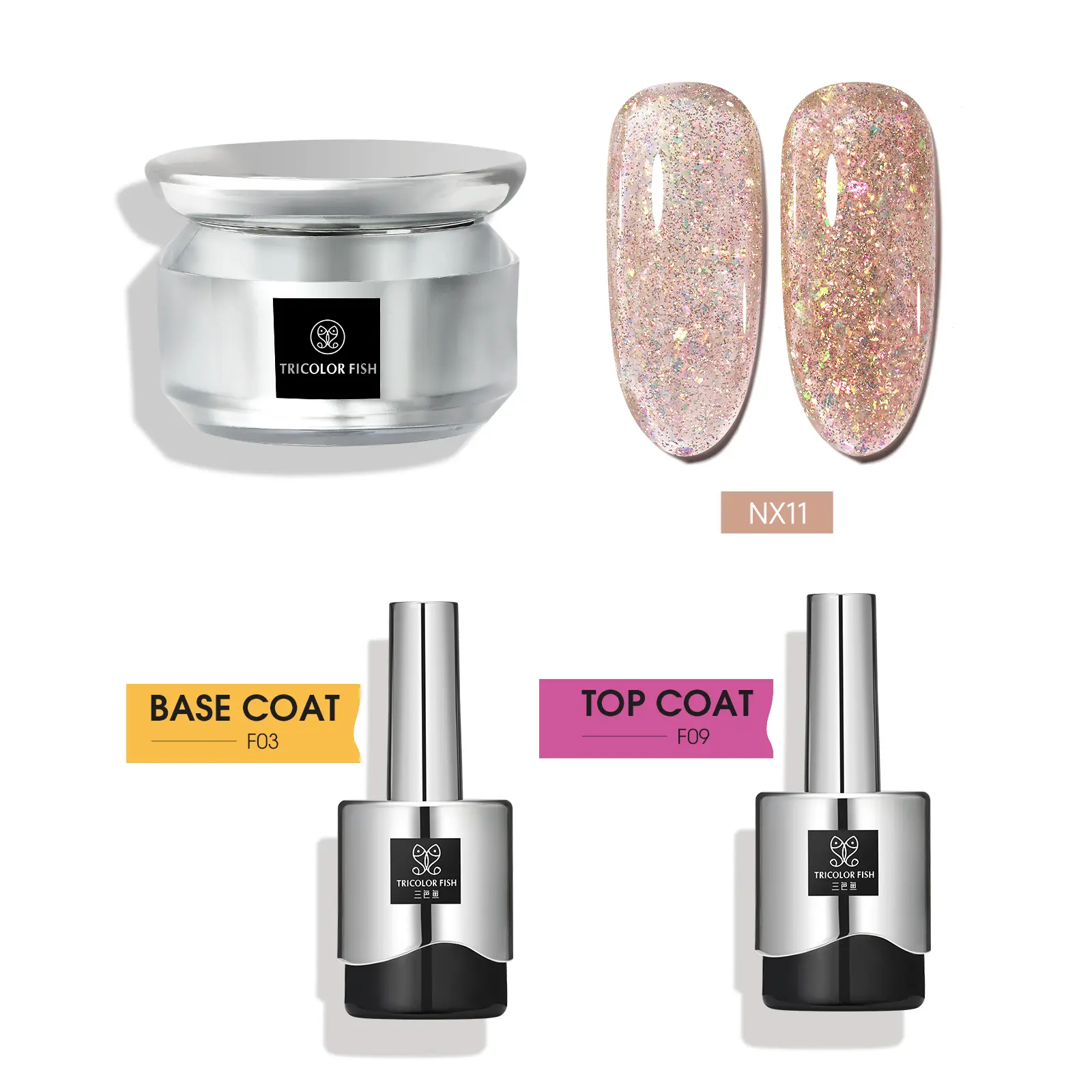 NX011 +Base Gel+Top Gel