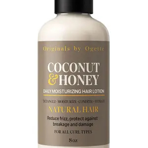 Origins by Ogette Coconut & Honey Daily Moisturizing Hair Lotion 8oz - Detangle Moisturize Condition Hydrate for Natural Hair
