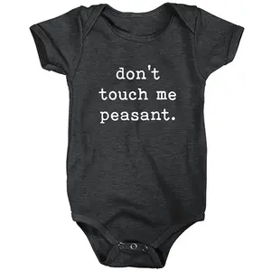 Newborn Onesies Don't Touch me Peasant, Cute Baby Onesie, Baby Shower Gift, Grandparent Baby Announcement Onesie, Baby Clothes, Coming Home Cute Outfit, Funny Baby Onesie BodySuit or Toddler T-Shirt, Gift for kids, Gift for new moms funny baby