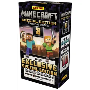 2025 Panini Minecraft Special Edition Non-Sports Trading Card Hobby Box - 8 Cards, Stunning Biomes Collectible