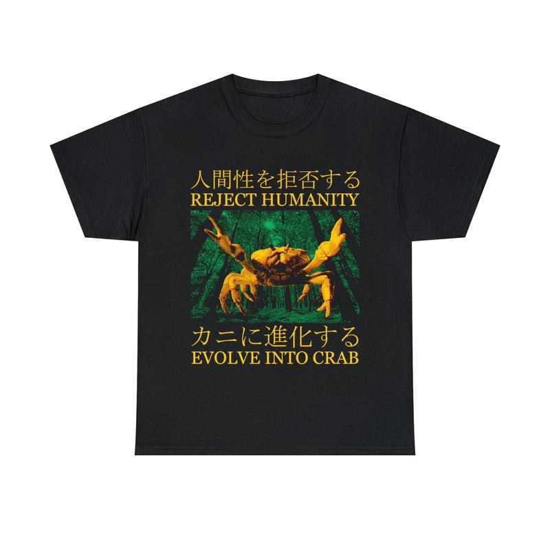 Evolve into Crab Japanese Vintage T-Shirt