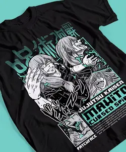 Etapas unisex de Jujutsu Kaisen Mahito, espíritu maldecido Shirt, Fashion Cotton, Full Colors, Full Sizes, For Men, For Women
